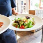 two cooked food on plate